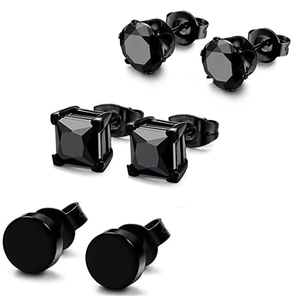 Pendientes con circonitas 3 pares 1