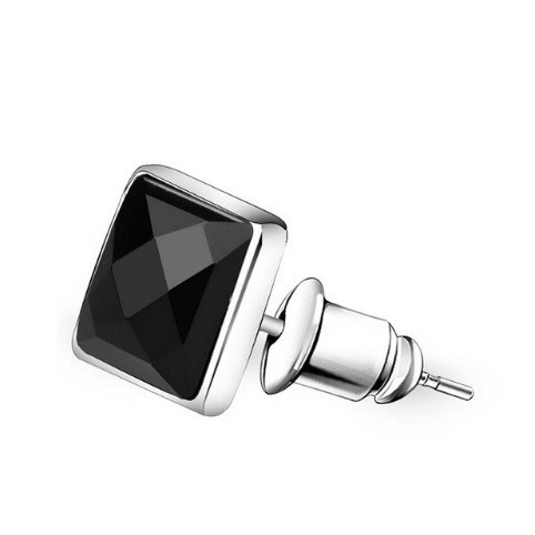 Pendientes cuadrados para hombre J3359 3