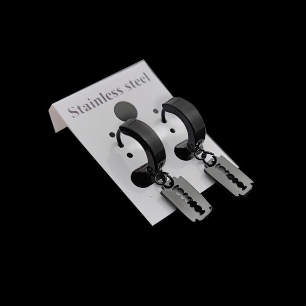 Pendientes de aro con colgante G2496 14