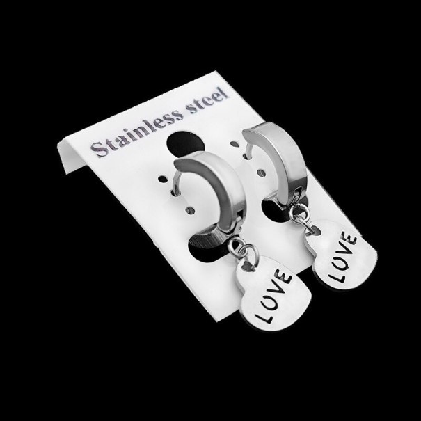 Pendientes de aro con colgante G2496 15