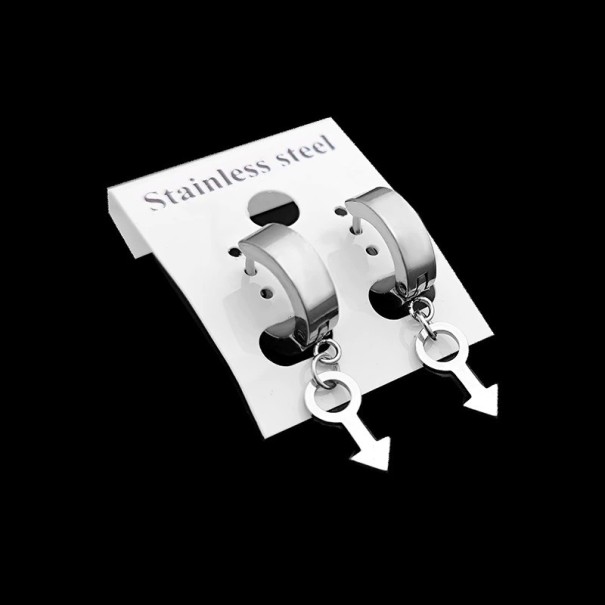 Pendientes de aro con colgante G2521 23