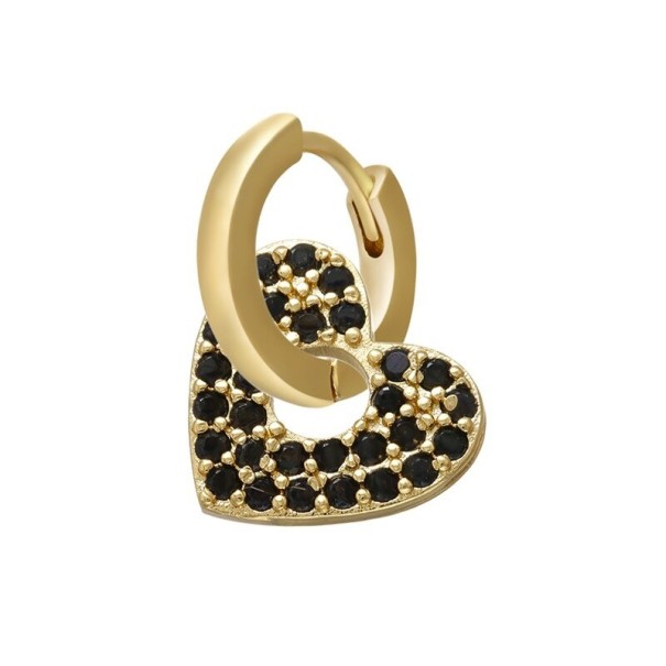 Pendientes de aro con colgante para mujer 3