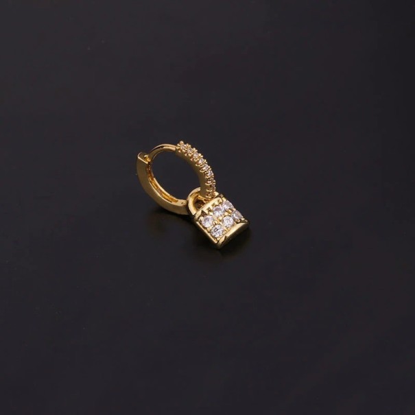 Pendientes de aro con colgante para mujer A2598 8