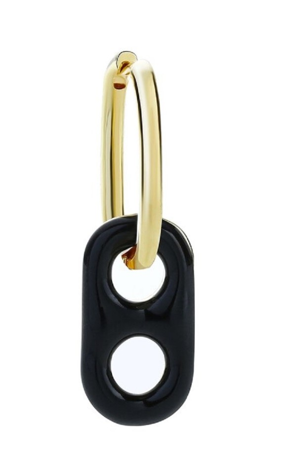 Pendientes de aro con colgante para mujer A3159 5