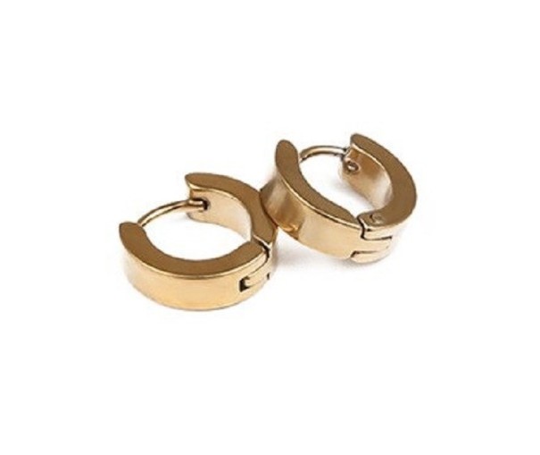 Pendientes de aro dorado 1