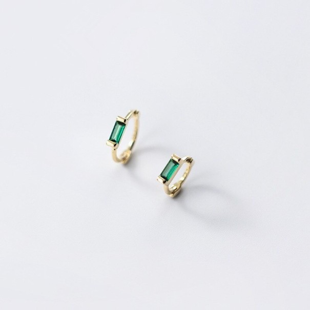 Pendientes de aro para mujer con circonitas G351 1
