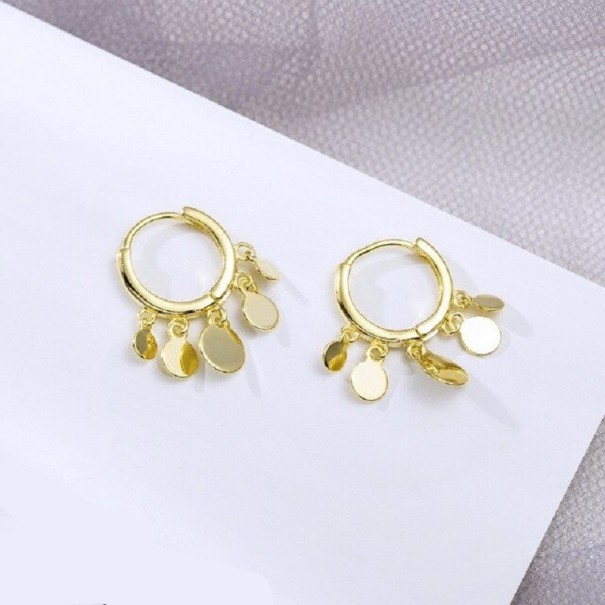 Pendientes de aro para mujer con colgante G237 9