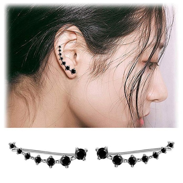 Pendientes de aro para mujer con pedrería 4