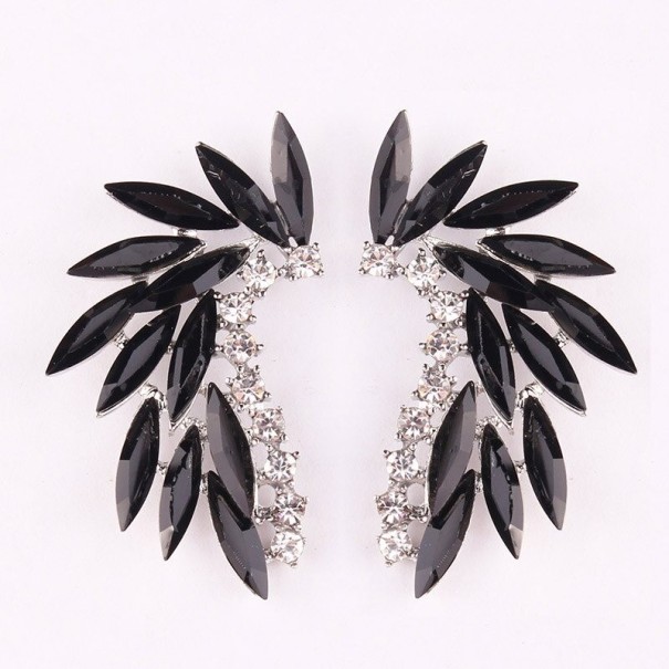 Pendientes de aro para mujer con piedras H809 15