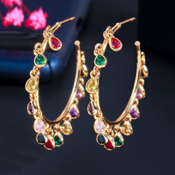 Pendientes de aro para mujer G1233 5