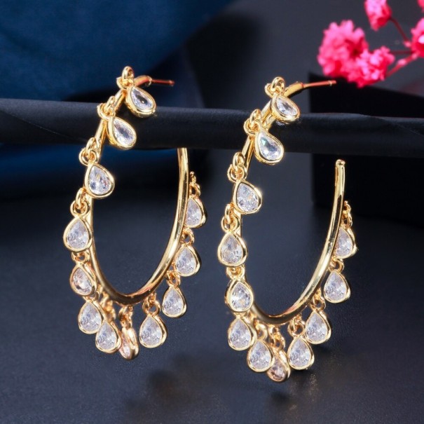 Pendientes de aro para mujer G1233 8