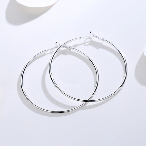 Pendientes de aro para mujer G1269 60 mm