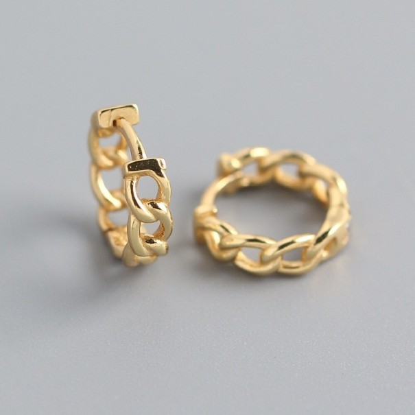 Pendientes de aro para mujer G206 dorado 1