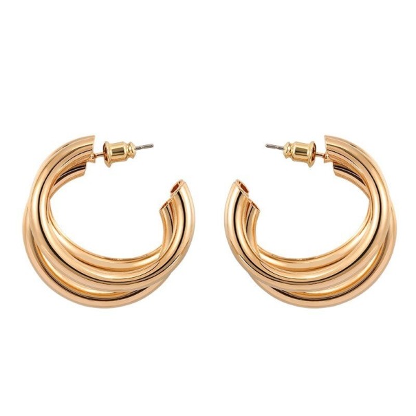 Pendientes de aro para mujer G292 dorado