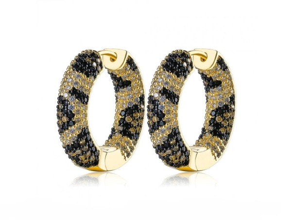 Pendientes de aro para mujer G458 dorado