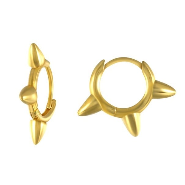 Pendientes de aro para mujer G861 dorado 1