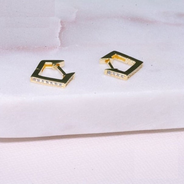 Pendientes de aro para mujer R29 dorado 1