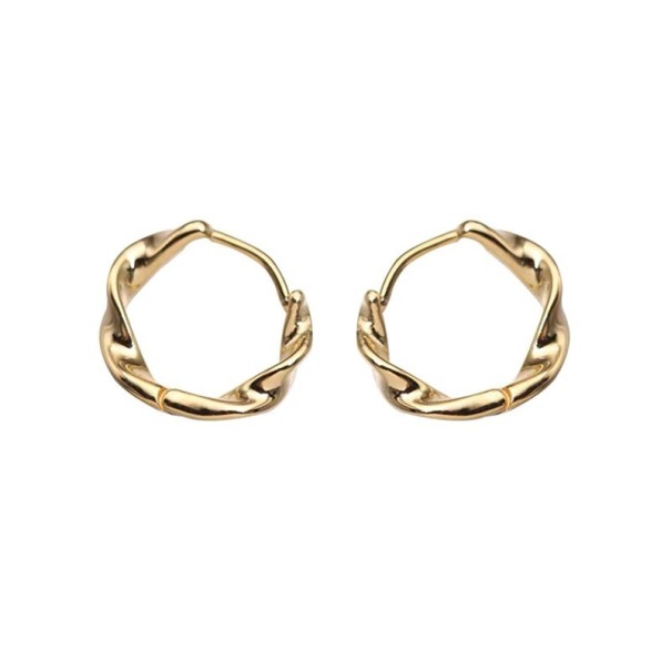 Pendientes de aro para mujer R64 dorado