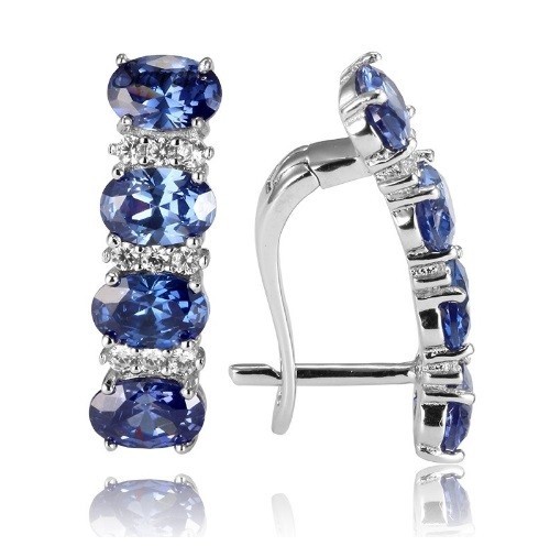 Pendientes de boda de plata para mujer 1