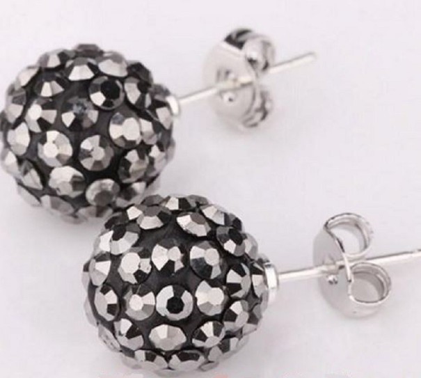 Pendientes de botón para mujer 20 pares A2684 1