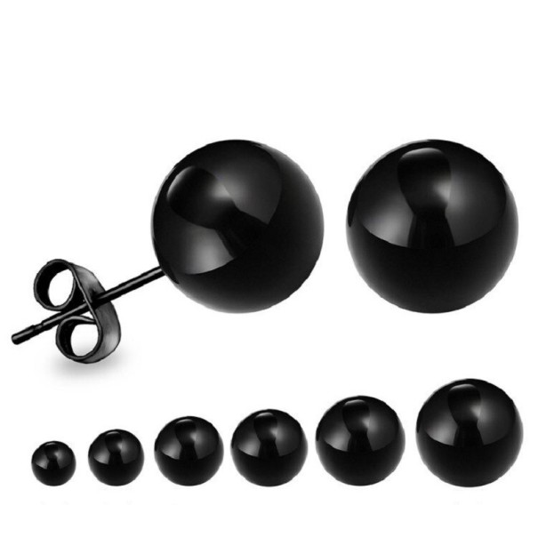 Pendientes de botón para mujer, 6 pares, G873 1