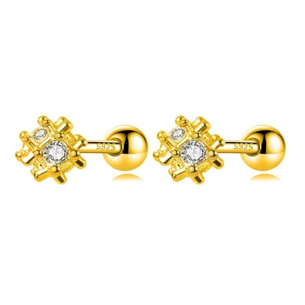 Pendientes de botón para mujer G1130 1