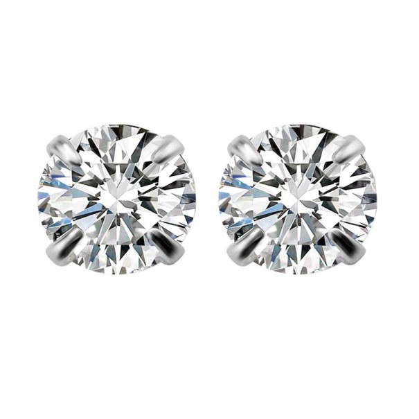 Pendientes de botón para mujer H833 6 mm