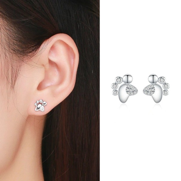 Pendientes de botón para mujer R83 15