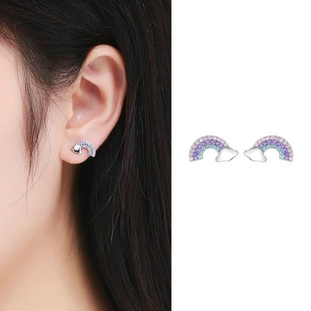 Pendientes de botón para mujer R83 18