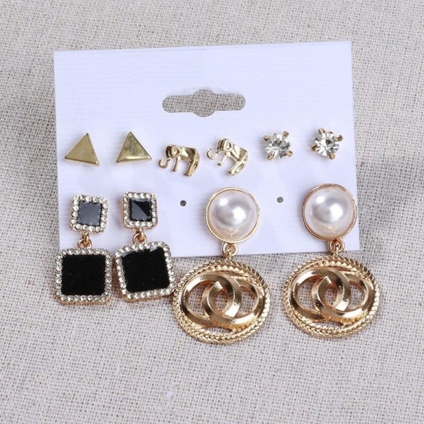 Pendientes de mujer 5 pares H856 13