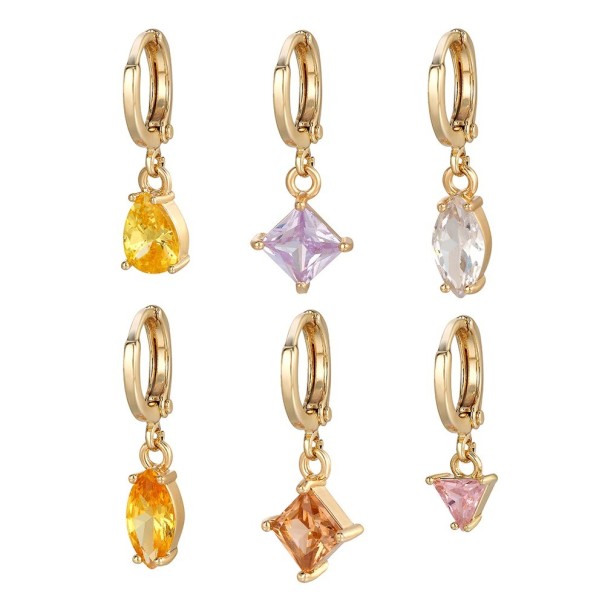 Pendientes de mujer 6 piezas J124 2