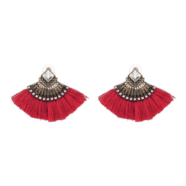 Pendientes de mujer A2825 rojo