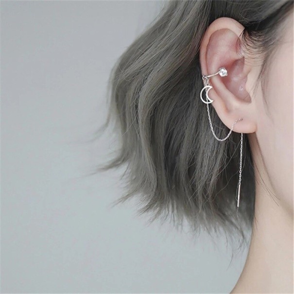 Pendientes de mujer con cadena 14