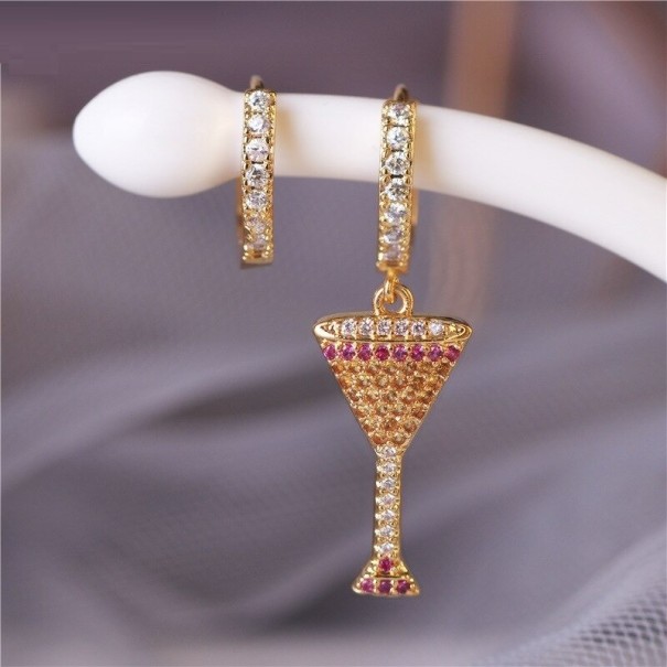 Pendientes de mujer con circonitas G1279 1