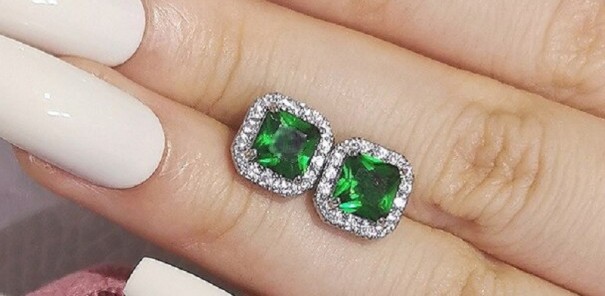 Pendientes de mujer con circonitas G343 48