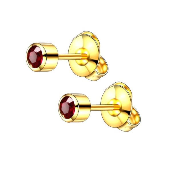 Pendientes de mujer con circonitas H849 dorado 7
