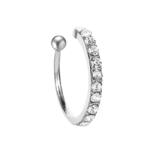 Pendientes de mujer con circonitas plateado