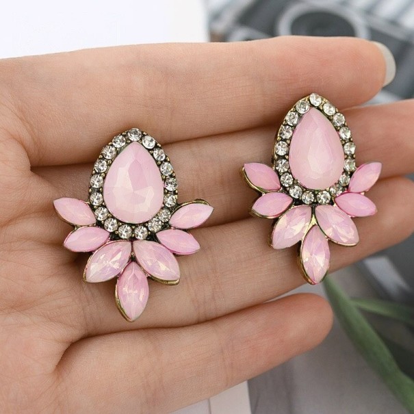 Pendientes de mujer con cristales G746 9