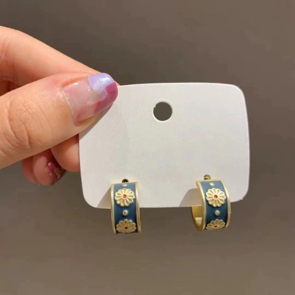 Pendientes de mujer con flores J156 1
