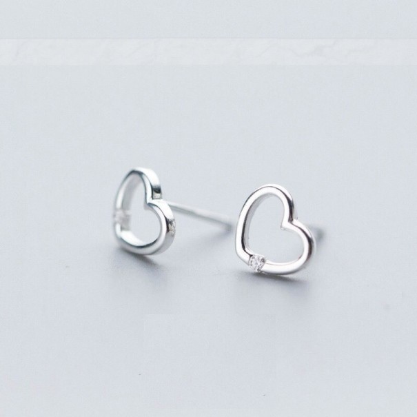 Pendientes de mujer con forma de corazón R92 3