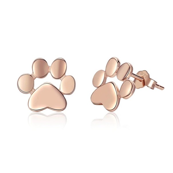 Pendientes de mujer con forma de pata R61 2