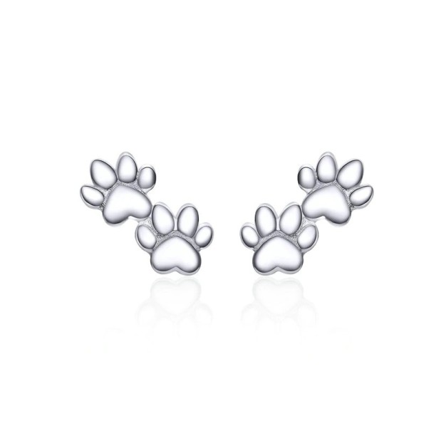 Pendientes de mujer con forma de pata R61 5