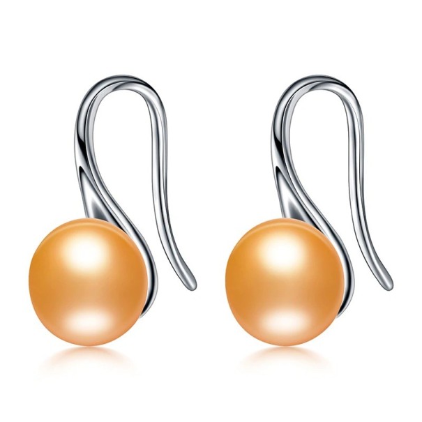 Pendientes de mujer con perla A2746 amarillo