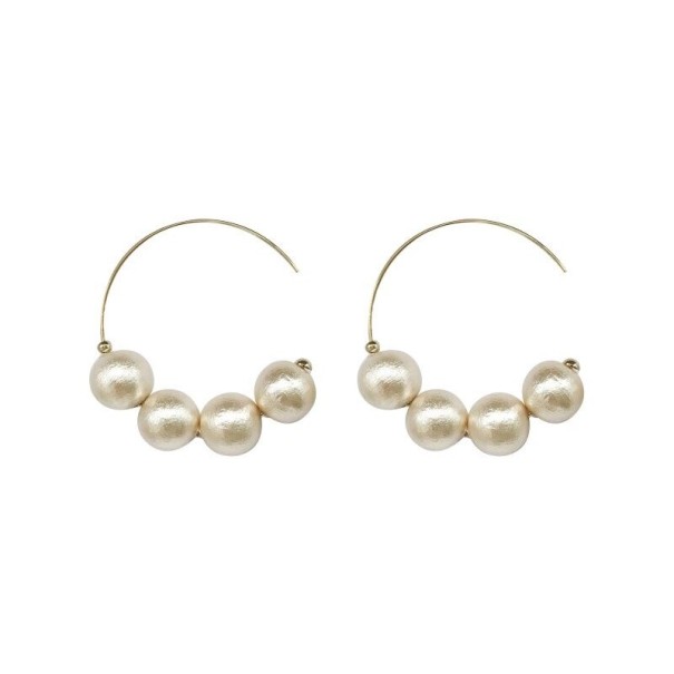 Pendientes de mujer con perlas G1089 2