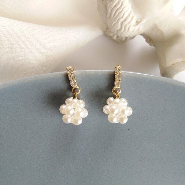 Pendientes de mujer con perlas G662 3