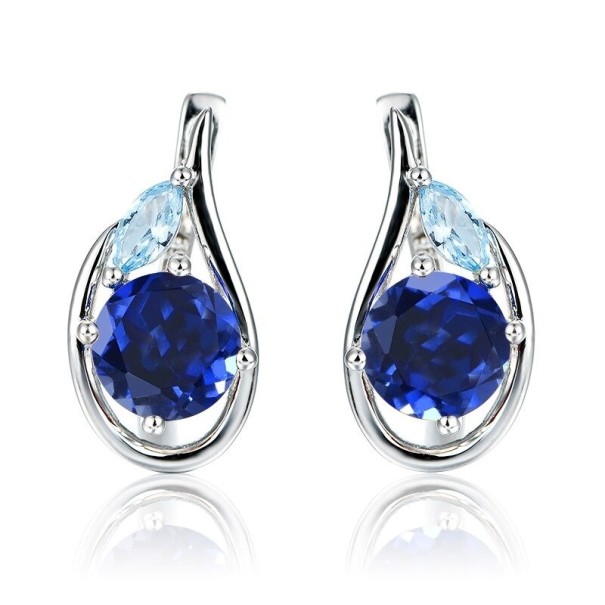 Pendientes de mujer con piedra R71 azul
