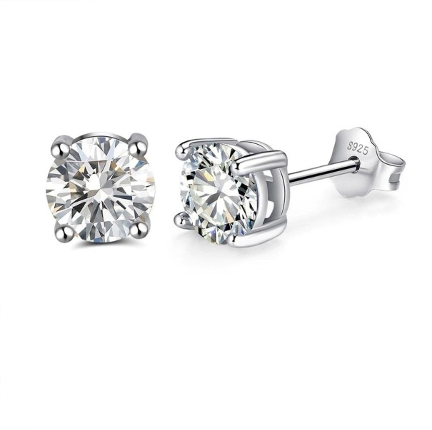 Pendientes de mujer con piedra R88 blanco