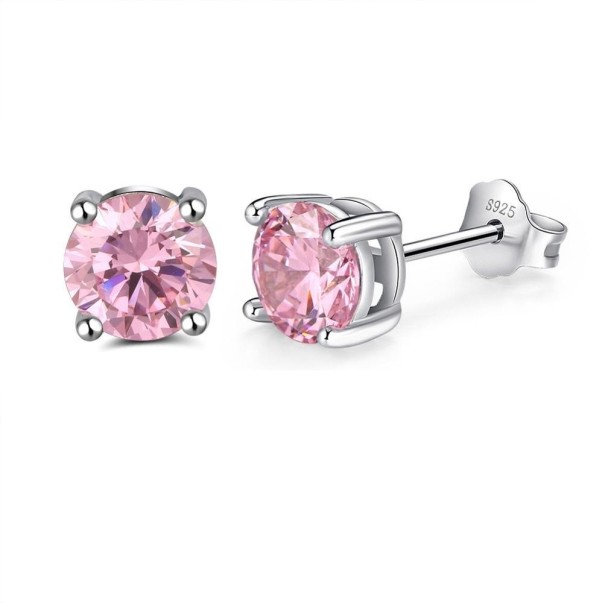 Pendientes de mujer con piedra R88 rosa