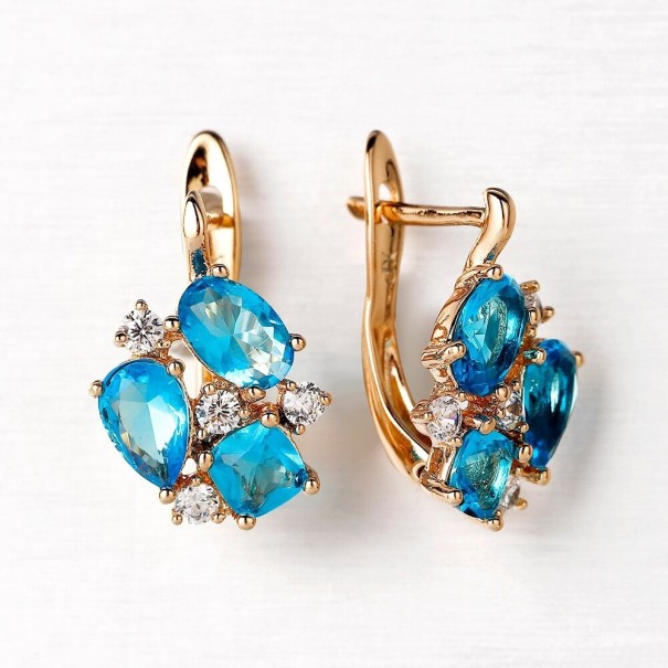 Pendientes de mujer con piedras 17