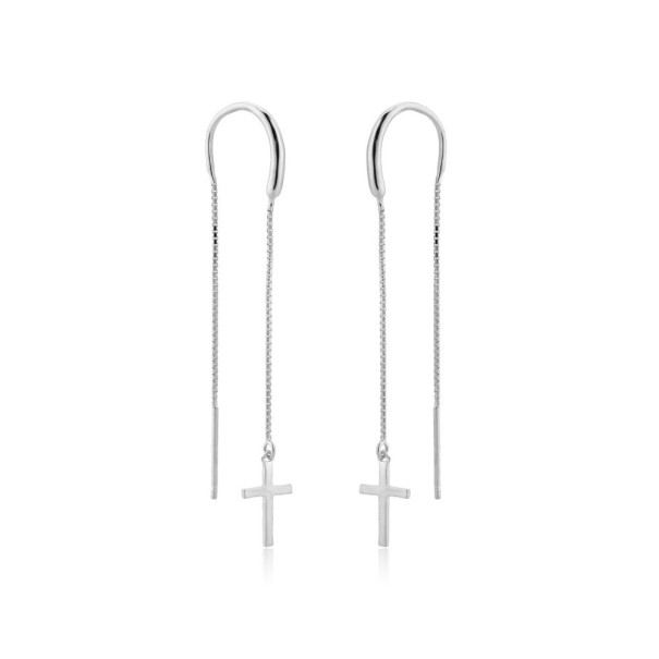 Pendientes de mujer G573 plateado 3